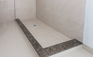 CUSTOM Shower Systems Provide Waterproofing Solution on the Waterfront