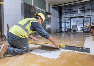 Glamorous Art Deco Casino Wows with Tile Installation System from CUSTOM