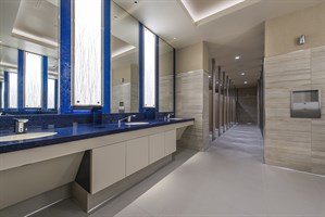 Glamorous Art Deco Casino Wows with Tile Installation System from CUSTOM