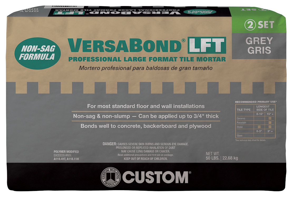 VersaBond®-LFT Professional Large Format Tile Mortar