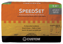 SpeedSet™ Fortified Thin-Set Mortar