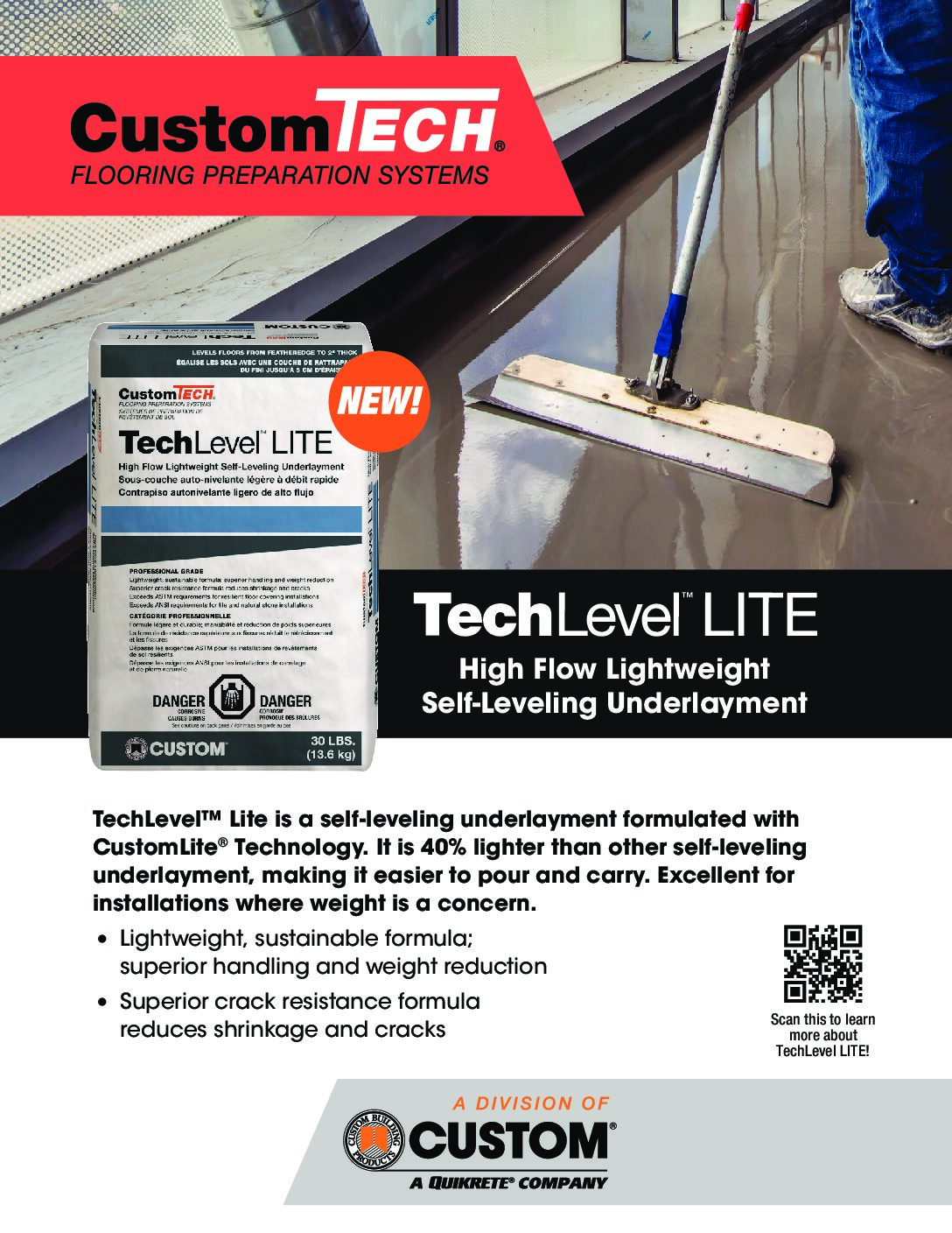 CustomTech® TechLevel™ LITE Sell Sheet