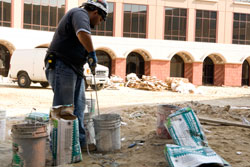 Aqua Mix® Enhancer Provides Protection And Character To Sandstone Veneer