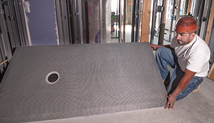 CUSTOM Shower Systems Provide Waterproofing Solution on the Waterfront